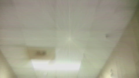 hospital ceiling blur effect