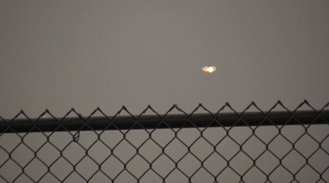 UFO coming in for a landing at the Salt Lake Airport