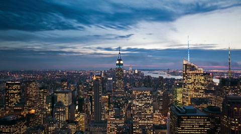 NYC day to night timelapse