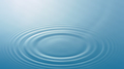 Water drop making ripple, Slow Motion