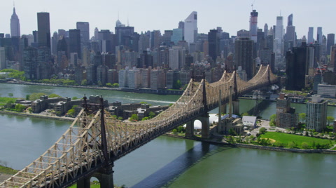 Aerial view of New York City