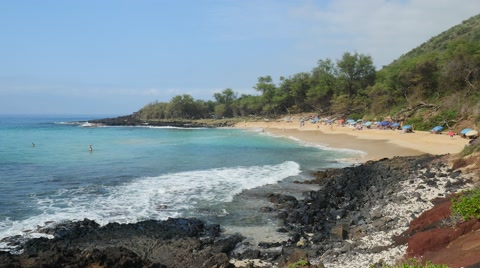 Makena Beach State Park, Little Beach, Nude beach, Maui, Hawaii
