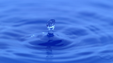 Water drop in slow motion; shot on Phantom Flex 4K at 1000 fps