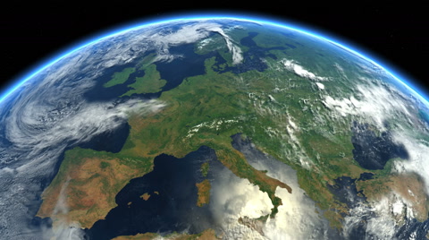 Europe from space. Earth From Space.