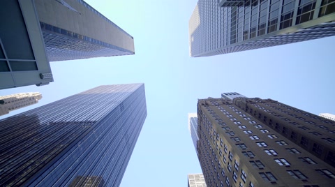 new york city skyline cityscape. modern skyscraper buildings background