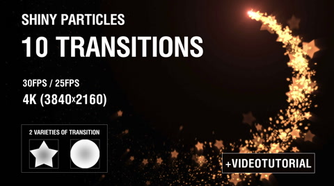 4K Shiny Particles Transition vol.1