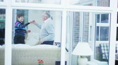 4K Happy mature couple show they are still young at heart as … [46356442] | 写真素材・ストックフォトのアフロ