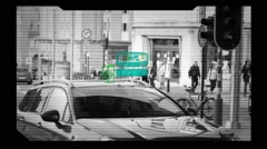 CCTV Camera - Surveillance - detecting profile - monitor - … [139311254] | 写真素材・ストックフォトのアフロ