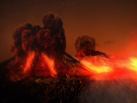 Large Infernal Volcanic Eruption