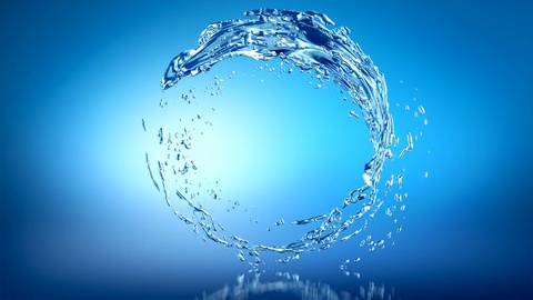 Water splash dynamic loop shape