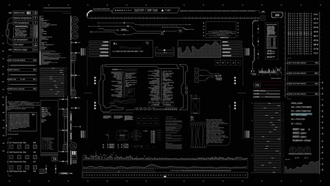 PNG alpha.Digital interface.Futuristic infographic elements.