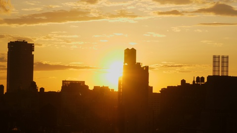 New York City Sunset Timelapse 4k