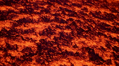 Lava flow on the volcano Etna.