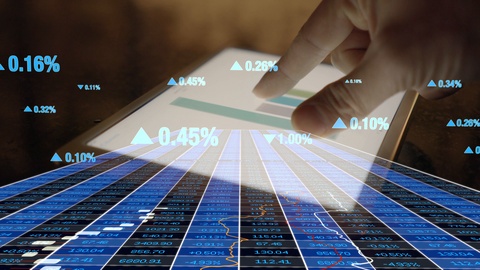 Financial Sales Profits Data Statistic Infographic Background