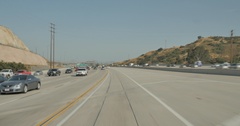 Rear driving plate - Hwy 5 at Highway 14, Los Angeles [137297911] | 写真素材・ストックフォトのアフロ