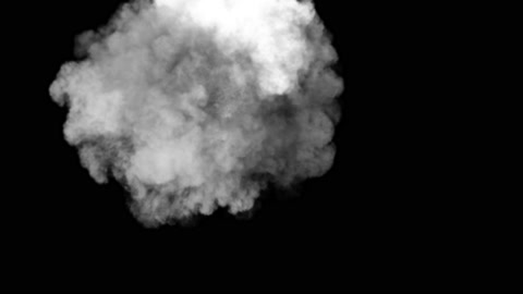 Smoke after a strong explosion and Shockwave. Contains the alpha channel.