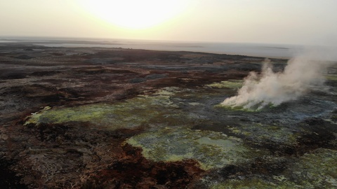 Dallol, volcanic region geysers and springs, Danakil Depression, Ethiopia