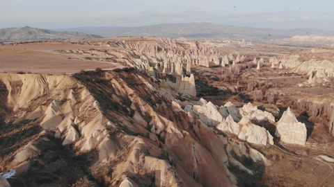 World Heritage, Cappadocia, Gereme, Turkey. Beautiful mountains of volcanic