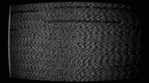 Vintage switch on, turn off television. Analog Static Noise texture