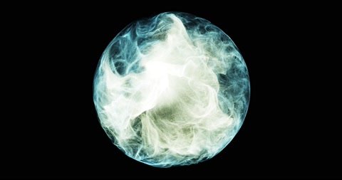 Magical and Mystical orb visual effect.