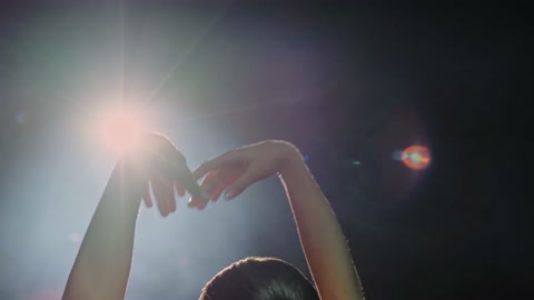 Movements of female hands in classical ballet