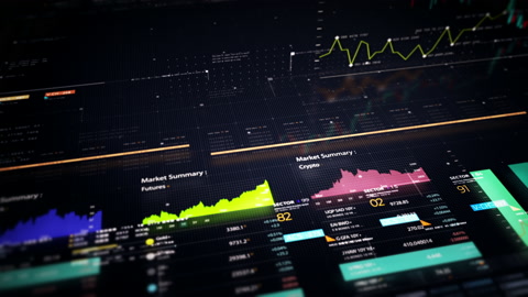 Business Infographic Presentation Display Screen