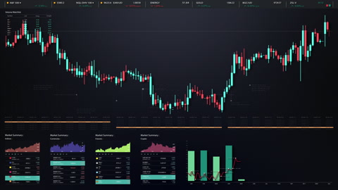 Business Infographic Presentation Display Screen