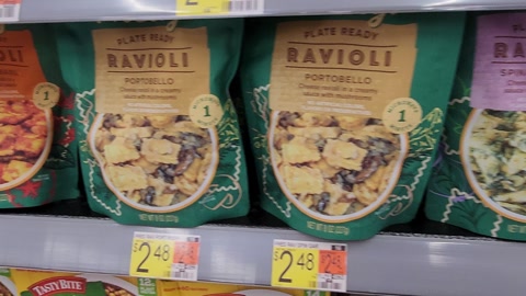 Ravioli Portobello Grocery Foodの動画素材