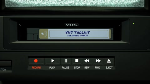 VHS Toolkit for After Effects