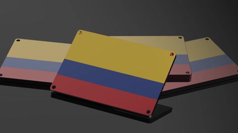 Colombia logo Illustrative 3D Animation Captivating International Signal