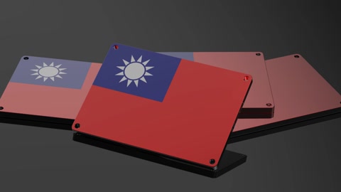 Taiwan logo Illustrative 3D Animation International Signal in Action