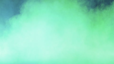 Full screen white and green dust smoke explosion