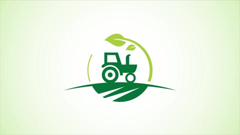 Tractor logo video animation, Suitable for agriculture industries.