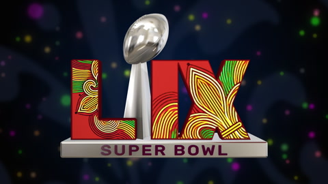 Super Bowl 59 Logo Intro Graphic Animation